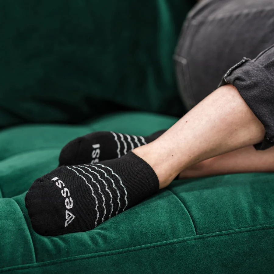  Vessi Ankle Socks Black | 762LGBZPT