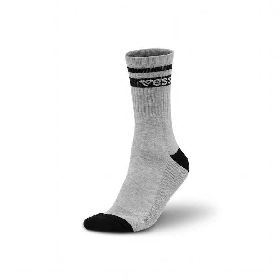  Vessi Crew Socks Grey | 405EQKBOC