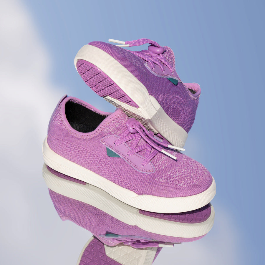 Kids' Vessi Weekend Limited Edition Sneaker Purple | 097JDPHWC