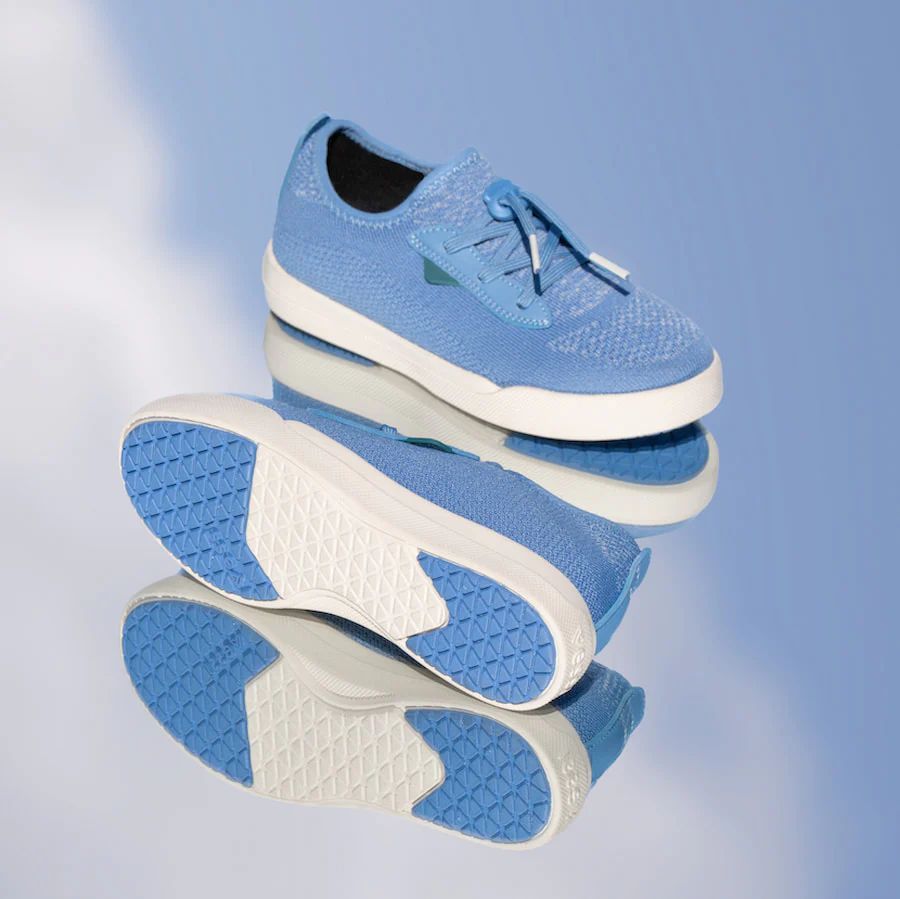 Kids' Vessi Weekend Limited Edition Sneaker Blue | 785KYVXAM