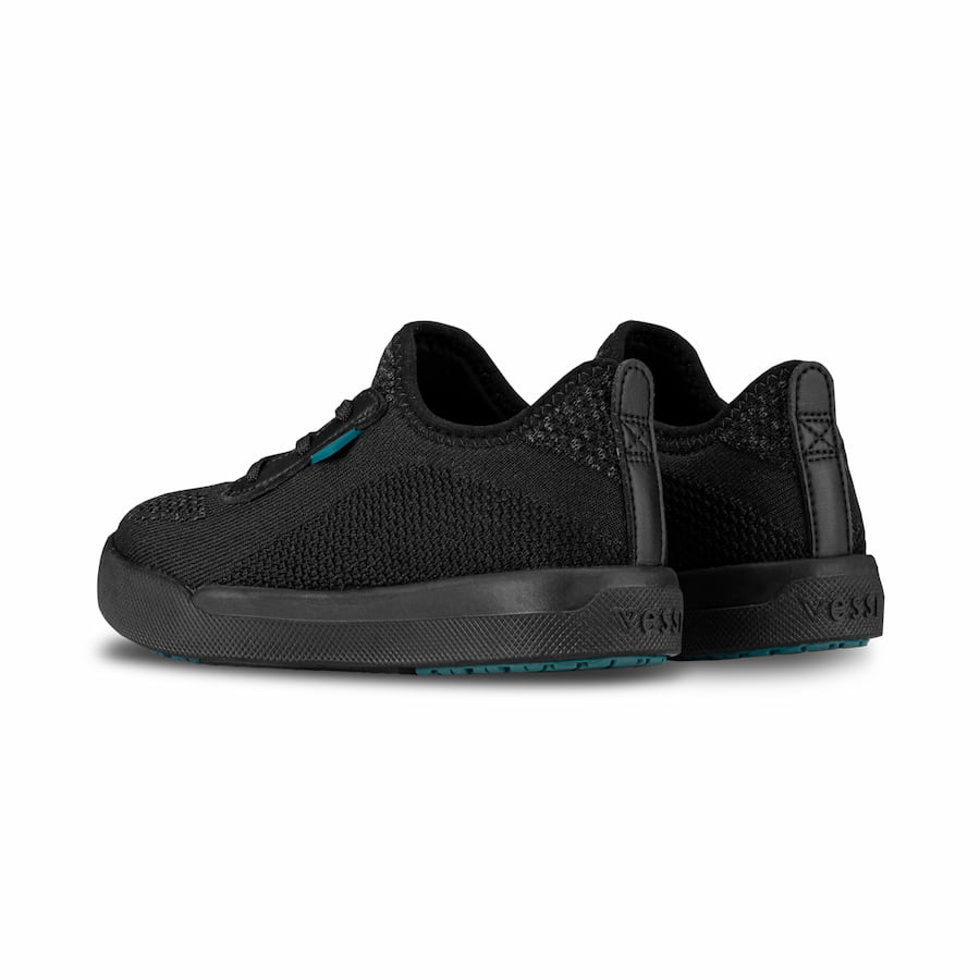 Kids' Vessi Weekend Originals Sneaker Black | 169MZHNWP