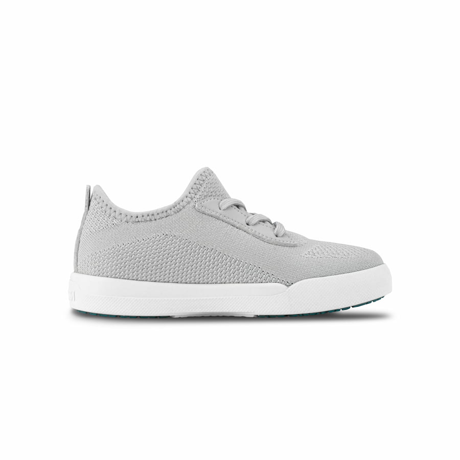 Kids' Vessi Weekend Originals Sneaker Grey | 879MSFDWJ