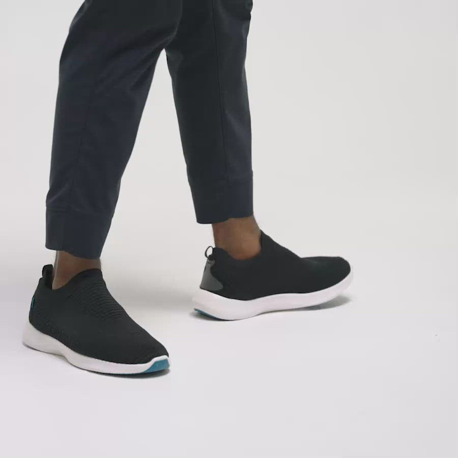 Men's Vessi Everyday Move Originals Slip On Shoes Black | 403YTUVKG