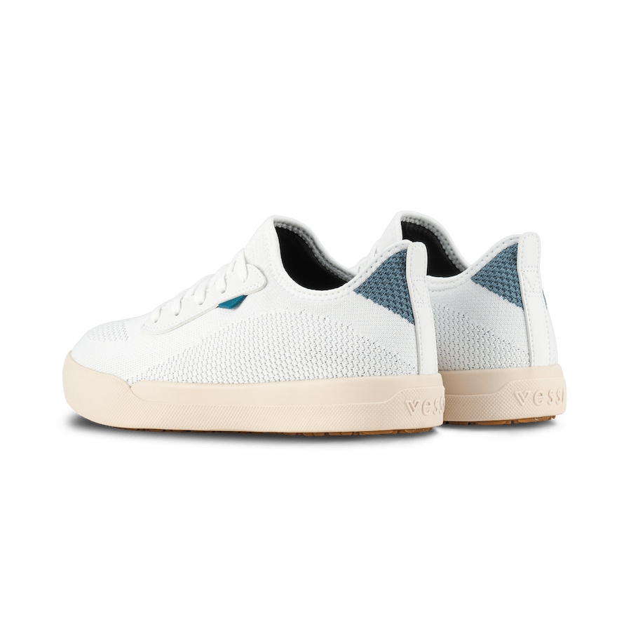 Men's Vessi Weekend Limited Edition Sneaker White Blue | 514FQMPXZ