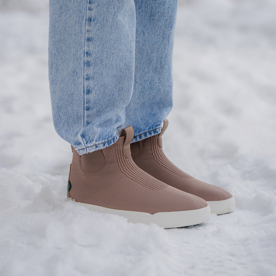 Men's Vessi Weekend Originals Chelsea Boots Brown | 056RCEUNA