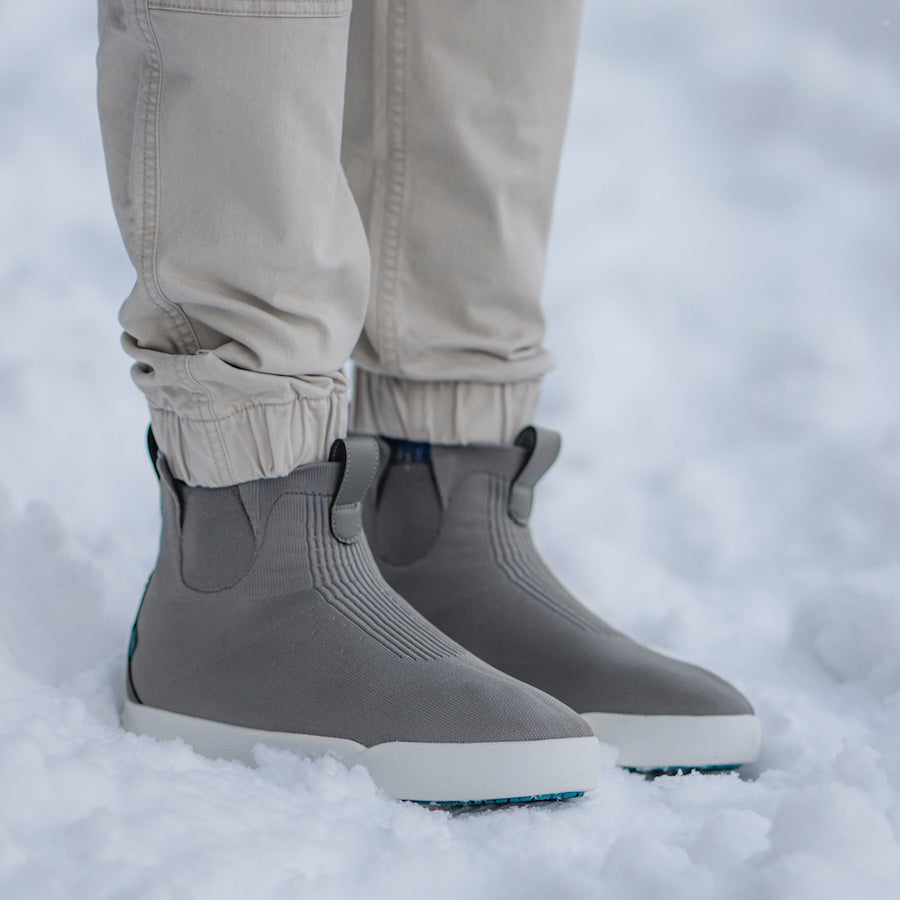 Men's Vessi Weekend Originals Chelsea Boots Grey | 806HXUSLK