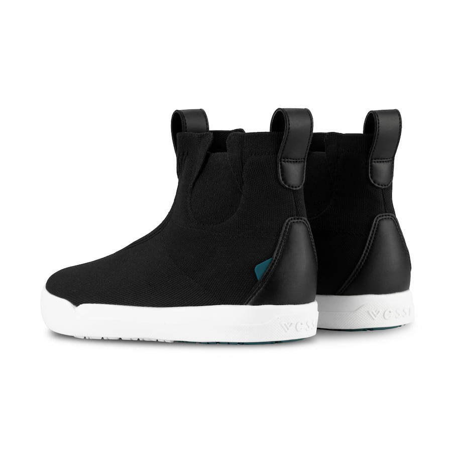 Men's Vessi Weekend Originals Chelsea Boots Black | 947YAMPDO